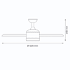 Bernat Blanco WIFI - Ventilador de techo LED - Sulion - PerLighting Tienda de lamparas e iluminación online