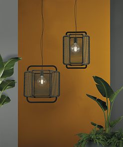 Corda Negro/Alga 35 - Lámpara colgante - ACB - PerLighting Tienda de lamparas e iluminación online