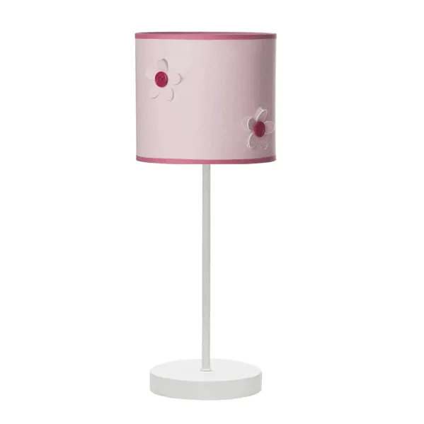 Sobremesa Boton Rosa 1xe14 38x16d - PerLighting Tienda de lamparas e iluminación online