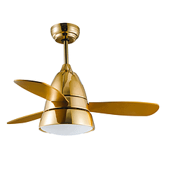 Iseran - Oro - Ventilador de techo - Fabrilamp - PerLighting Tienda de lamparas e iluminación online