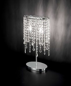 Rain - Lámpara de sobremesa - Cromo - Ideal Lux - PerLighting Tienda de lamparas e iluminación online