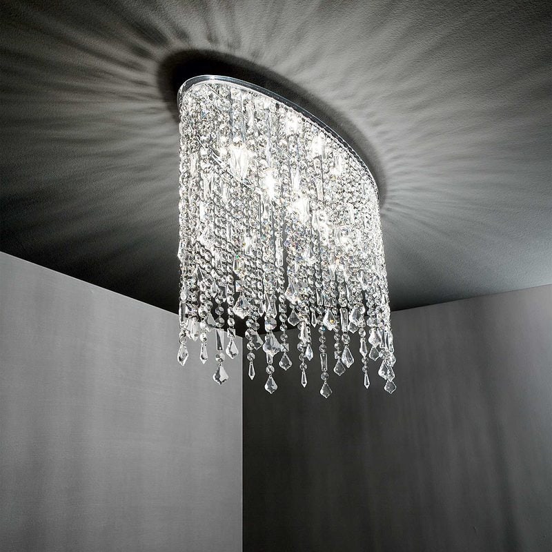 Rain 3 - Plafón - Cromo - Ideal Lux - PerLighting Tienda de lamparas e iluminación online