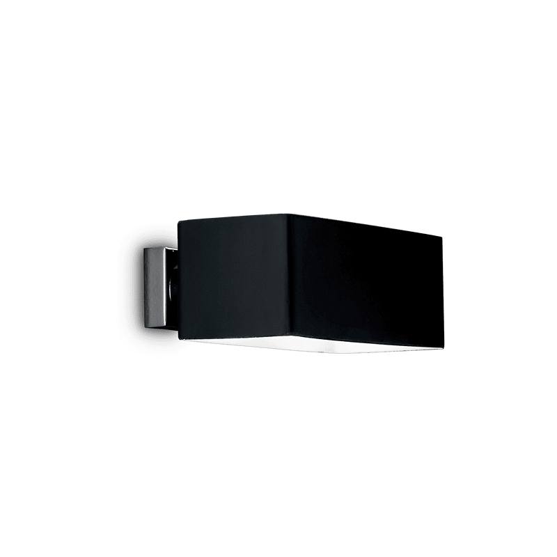 BOX - Aplique de pared 2 Luces - Negro - Ideal Lux - PerLighting Tienda de lamparas e iluminación online