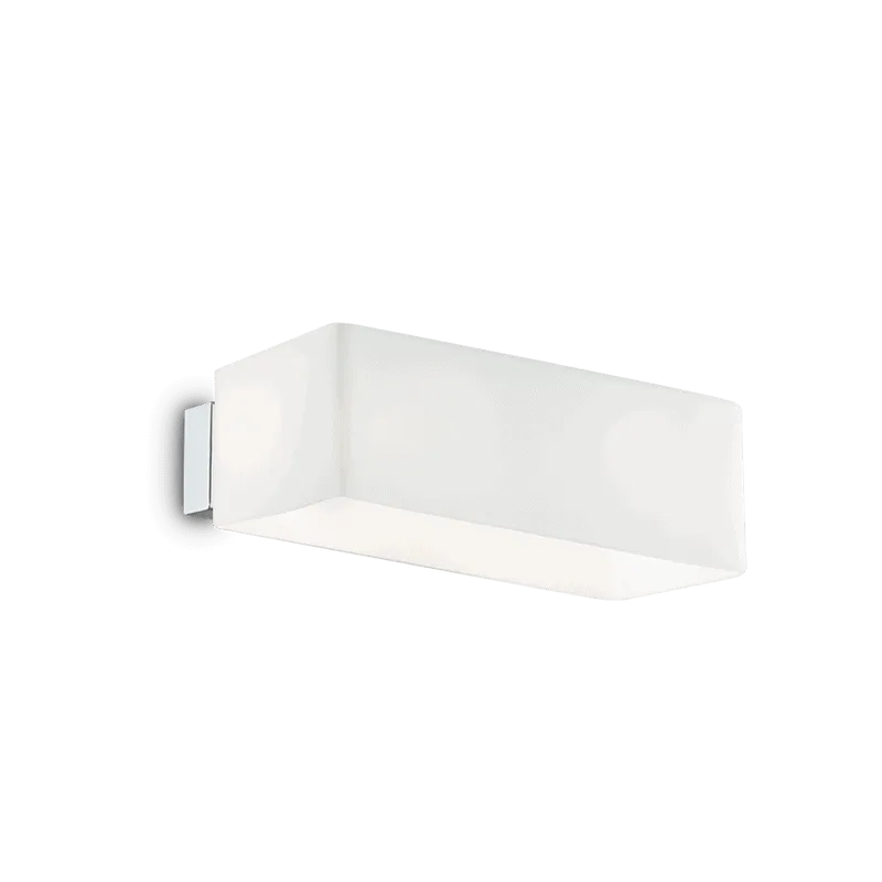 BOX - Aplique de pared 2 Luces - Blanco - Ideal Lux - PerLighting Tienda de lamparas e iluminación online