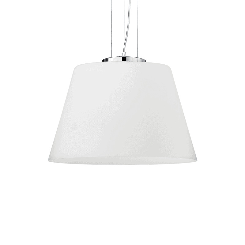 CYLINDER - Lámpara colgante 1 Luz - Blanco - Ideal Lux - PerLighting Tienda de lamparas e iluminación online