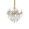 FLORIAN - Lámpara colgante 6 Luces - Oro - Ideal Lux - PerLighting Tienda de lamparas e iluminación online