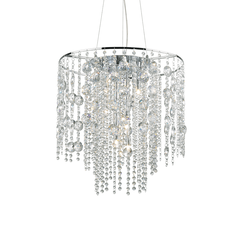 EVASIONE - Lámpara colgante 10 Luces - Cromo - Ideal Lux - PerLighting Tienda de lamparas e iluminación online