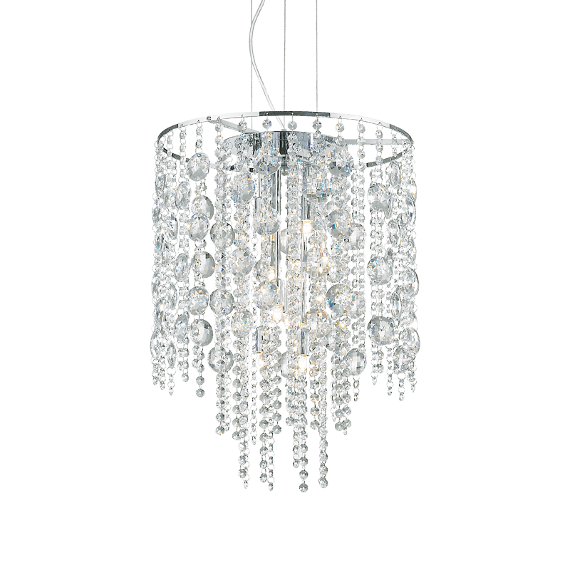 EVASIONE - Lámpara colgante 8 Luces - Cromo - Ideal Lux - PerLighting Tienda de lamparas e iluminación online