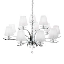 Pegaso 12 - Lámpara colgante - Cromo - Ideal Lux - PerLighting Tienda de lamparas e iluminación online