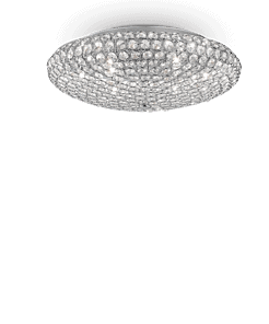 King 9 - Plafón - Cromo - Ideal Lux - PerLighting Tienda de lamparas e iluminación online