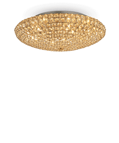 King 9 - Plafón - Oro - Ideal Lux - PerLighting Tienda de lamparas e iluminación online