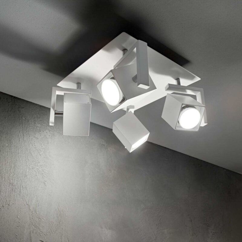Mouse 4 - Plafón - Blanco - Ideal Lux - PerLighting Tienda de lamparas e iluminación online