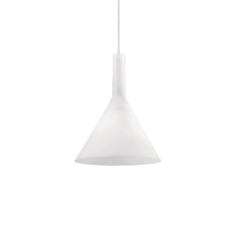 COCKTAIL_SP1_SMALL_BIANCO COCKTAIL - Lámpara colgante 1 Luz - Blanco - Ideal Lux