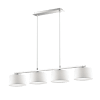 HILTON - Lámpara colgante 4 Luces - Blanco - Ideal Lux - PerLighting Tienda de lamparas e iluminación online