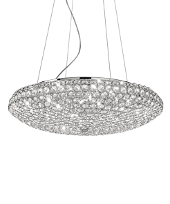 King 12 - Lámpara colgante - Cromo - Ideal Lux - PerLighting Tienda de lamparas e iluminación online