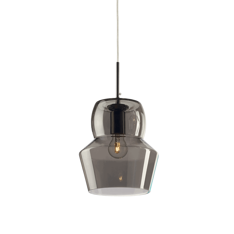 Zeno - Lámpara colgante - Ahumado - Ideal Lux - PerLighting Tienda de lamparas e iluminación online
