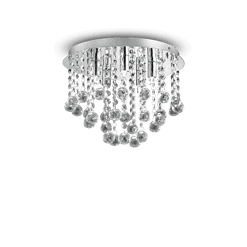 BIJOUX - Plafón 5 Luces - Cromo - Ideal Lux - PerLighting Tienda de lamparas e iluminación online