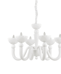 BON BON - Lámpara colgante 6 Luces - Blanco - Ideal Lux - PerLighting Tienda de lamparas e iluminación online