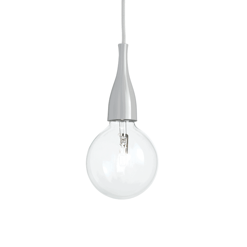 Minimal - Lámpara colgante - Gris - Ideal Lux - PerLighting Tienda de lamparas e iluminación online