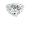 CAESAR - Plafón 5 Luces - Cromo - Ideal Lux - PerLighting Tienda de lamparas e iluminación online