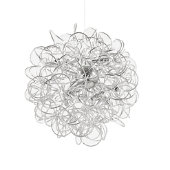DUST - Lámpara colgante 12 Luces - Plata - Ideal Lux - PerLighting Tienda de lamparas e iluminación online