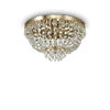 CAESAR - Plafón 5 Luces - Oro - Ideal Lux - PerLighting Tienda de lamparas e iluminación online
