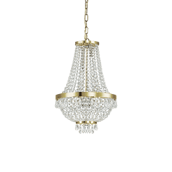 CAESAR - Lámpara colgante 6 Luces - Oro - Ideal Lux - PerLighting Tienda de lamparas e iluminación online