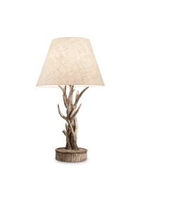 CHALET - Lámpara de sobremesa 1 Luz - Beige - Ideal Lux - PerLighting Tienda de lamparas e iluminación online