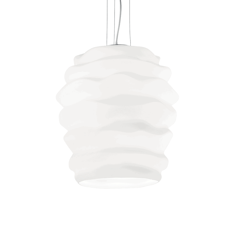 KARMA - Lámpara colgante 1 Luz - Blanco - Ideal Lux - PerLighting Tienda de lamparas e iluminación online