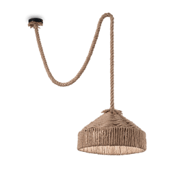 CANAPA - Lámpara colgante 1 Luz - Cuerda - Ideal Lux - PerLighting Tienda de lamparas e iluminación online