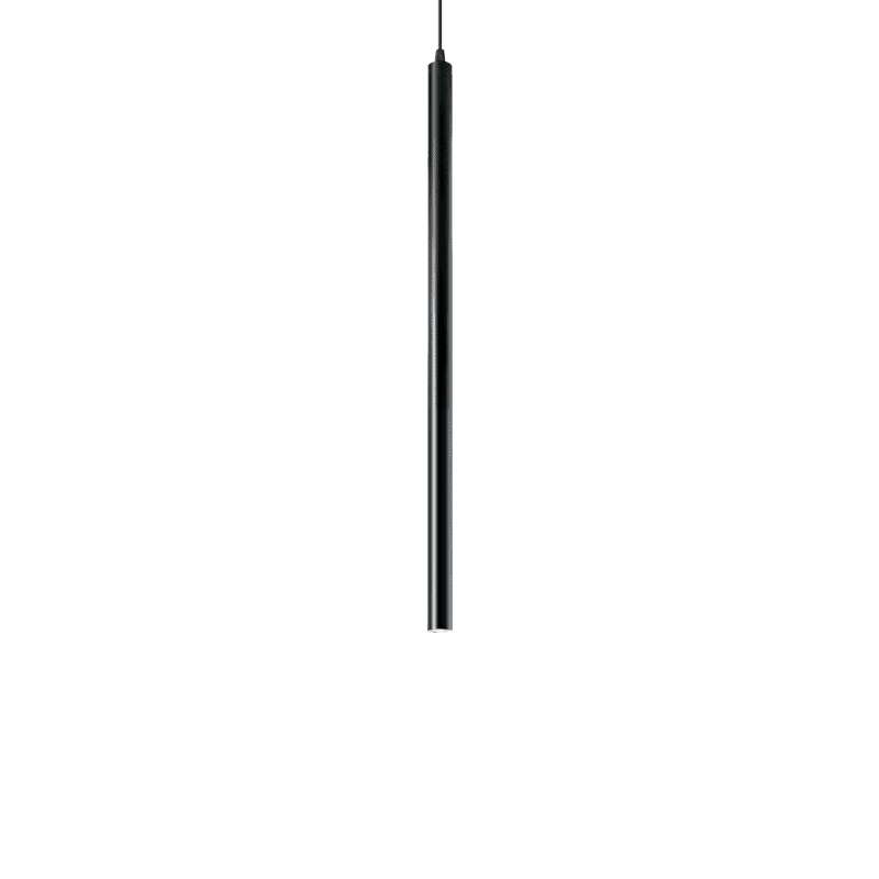 Ultrathin 40 Round - Lámpara colgante - Negro - Ideal Lux - PerLighting Tienda de lamparas e iluminación online