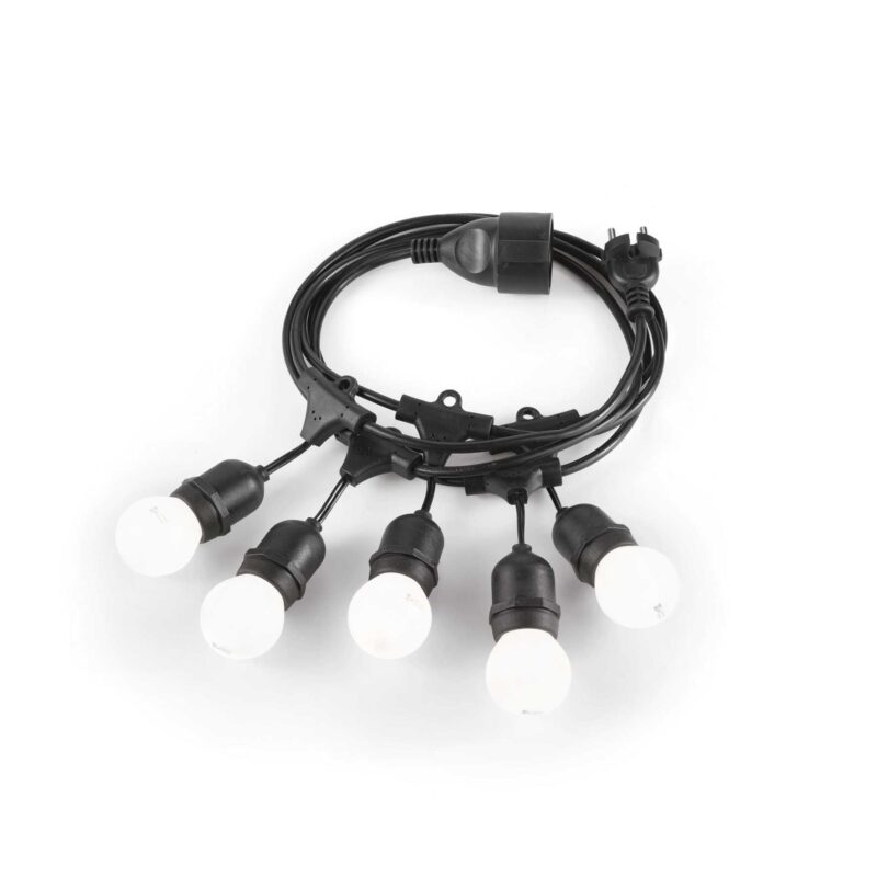 Fiesta 5 - Lámpara colgante - Negro - Ideal Lux