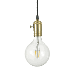 DOC - Lámpara colgante 1 Luz - Latón - Ideal Lux - PerLighting Tienda de lamparas e iluminación online