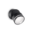 Omega Round - Aplique de pared - Negro - Ideal Lux - PerLighting Tienda de lamparas e iluminación online