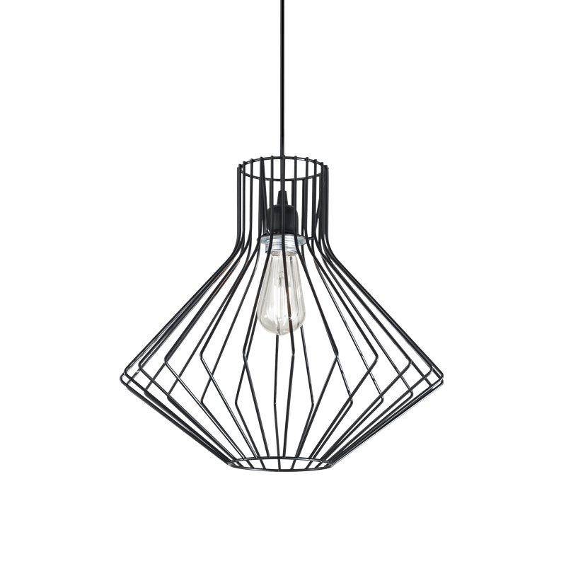 Ampolla 4 - Lámpara colgante - Negro - Ideal Lux - PerLighting Tienda de lamparas e iluminación online