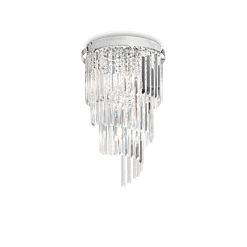 CARLTON - Plafón 8 Luces - Cromo - Ideal Lux - PerLighting Tienda de lamparas e iluminación online