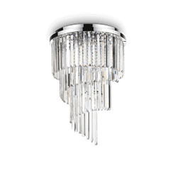 CARLTON - Plafón 12 Luces - Cromo - Ideal Lux - PerLighting Tienda de lamparas e iluminación online