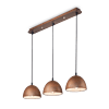 Folk 3L - Lámpara colgante - Oxido - Ideal Lux - PerLighting Tienda de lamparas e iluminación online
