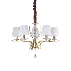 Pegaso 5 - Lámpara colgante - Bronce - Ideal Lux - PerLighting Tienda de lamparas e iluminación online