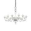 BRIGITTA - Lámpara colgante 12 Luces - Transparente - Ideal Lux - PerLighting Tienda de lamparas e iluminación online