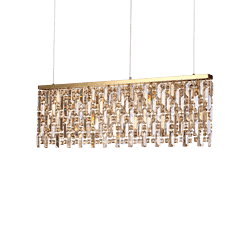 ELISIR - Lámpara colgante 8 Luces - Latón - Ideal Lux - PerLighting Tienda de lamparas e iluminación online