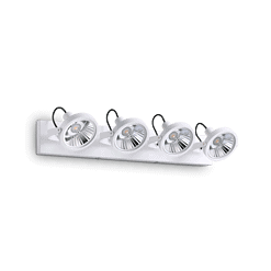 GLIM - Plafón 4 Luces - Blanco - Ideal Lux - PerLighting Tienda de lamparas e iluminación online