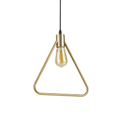 ABC Triangle - Lámpara colgante - Dorado - Ideal Lux - PerLighting Tienda de lamparas e iluminación online
