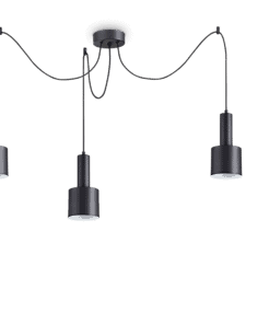 HOLLY - Lámpara colgante 3 Luces - Negro - Ideal Lux - PerLighting Tienda de lamparas e iluminación online
