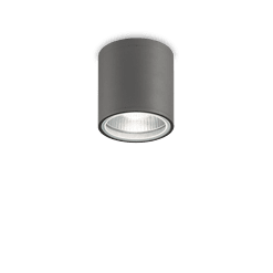 GUN - Plafón 1 Luz - Antracita - Ideal Lux - PerLighting Tienda de lamparas e iluminación online