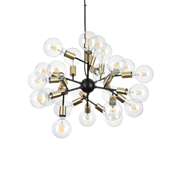 Spark - Lámpara colgante - Negro - Ideal Lux - PerLighting Tienda de lamparas e iluminación online