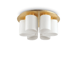 DAISY - Plafón 6 Luces - Oro - Ideal Lux - PerLighting Tienda de lamparas e iluminación online
