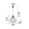 Ampolla 4 - Lámpara colgante - Negro - Ideal Lux - PerLighting Tienda de lamparas e iluminación online