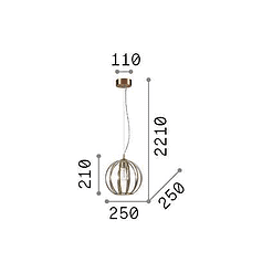 Rondo 1 - Lámpara colgante - Ideal Lux - PerLighting Tienda de lamparas e iluminación online