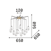 Rhapsody 12 - Lámpara colgante - Ideal Lux - PerLighting Tienda de lamparas e iluminación online